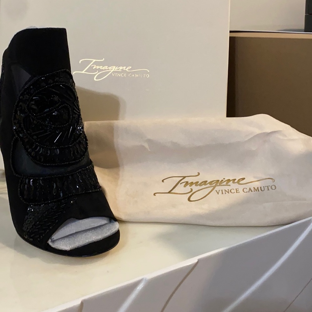 Imagine By Vince Camuto Open Toe Bootie